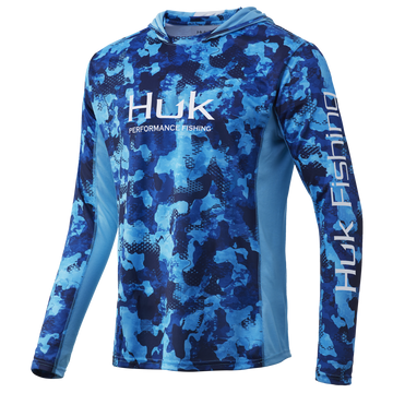 HUK ICON X REFRACTION CAMO HOODIE